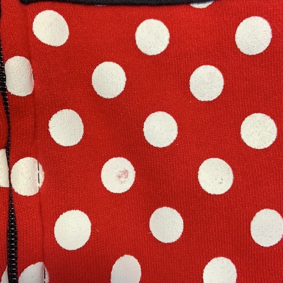 Disney Parks Exclusive Minnie Mouse Hoodie Sweatshirt Jacket Size 18 Months - Picture 6 of 11